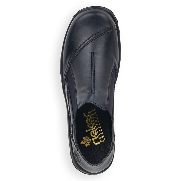 Rieker L7178-14 Tex Navy Blue Slip On Shoes with Elastic