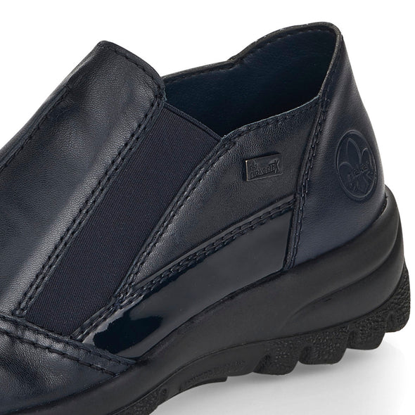 Rieker L7178-14 Tex Navy Blue Slip On Shoes with Elastic