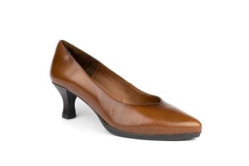 Desiree Shoes Mari7 Diana Siena Brown Kitten Heels