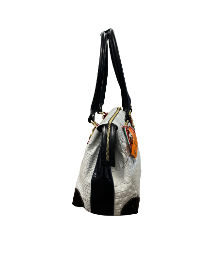 Marino Orlandi MO4639C White & Black Handbag