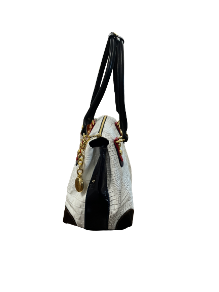 Marino Orlandi MO4639C White & Black Handbag