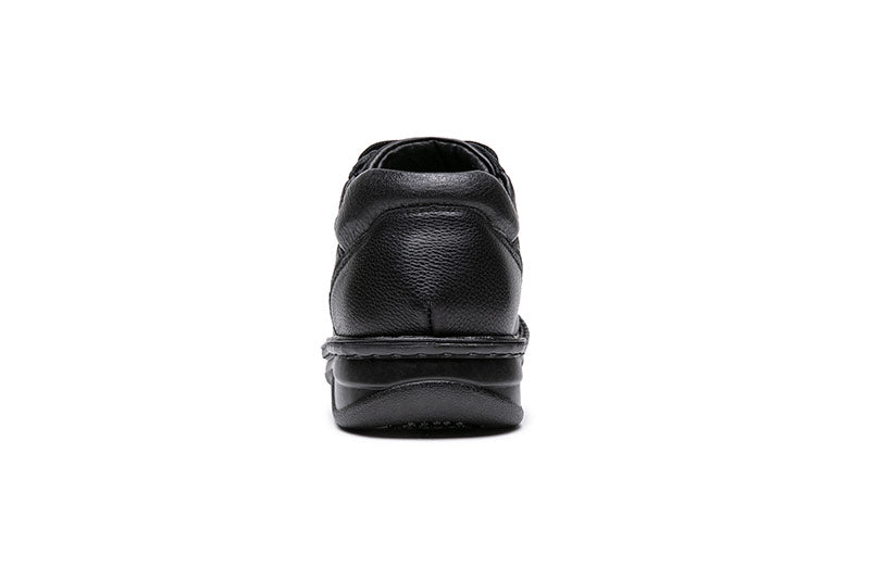 G Comfort P-3701 Sensitive Black Tex Lace Leather Shoes
