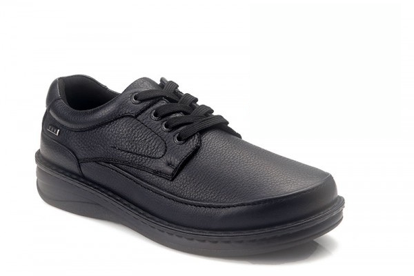 G Comfort P-3706 S Black Lace Up Runner Water Resistant