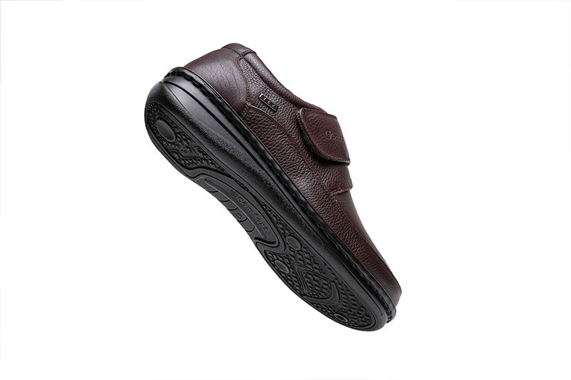 G Comfort P-3708 Dark Brown Velcro Shoes