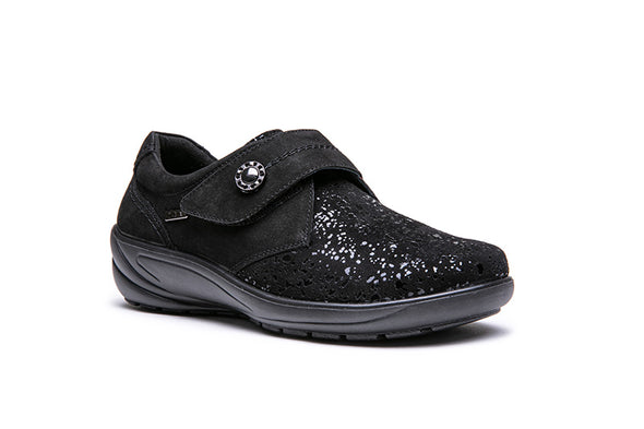 G Comfort P-9520 STN Black Nubuck Stretch