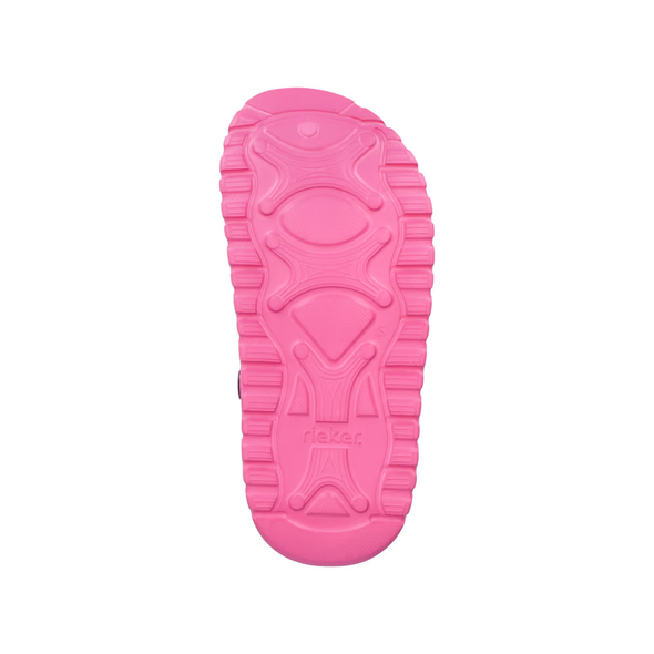 Rieker P6275-32 Pink Slip On Mules
