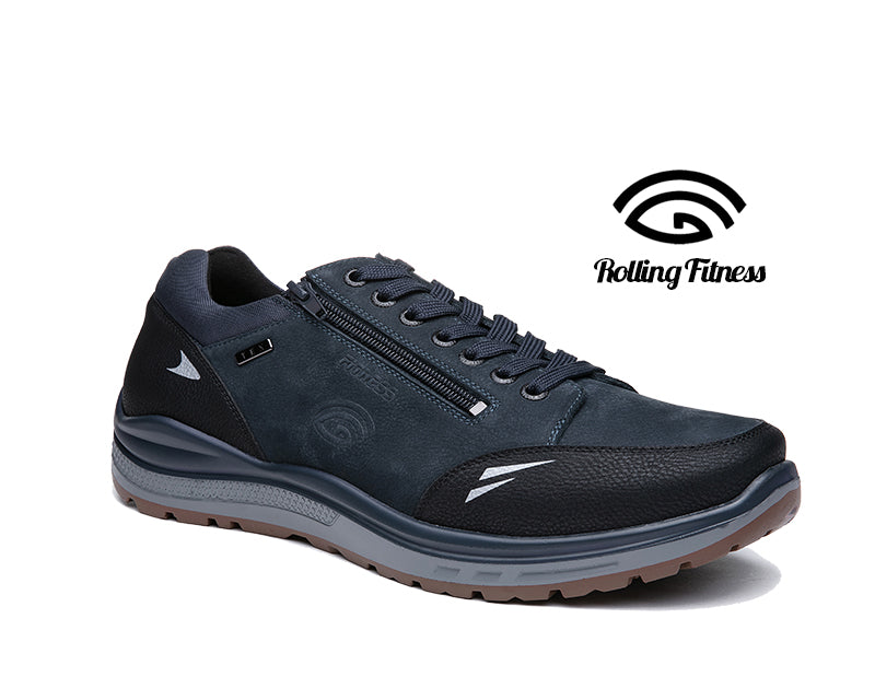 G Comfort R-1281LK Navy Blue Combi  Sneakers with Rolling Fitness
