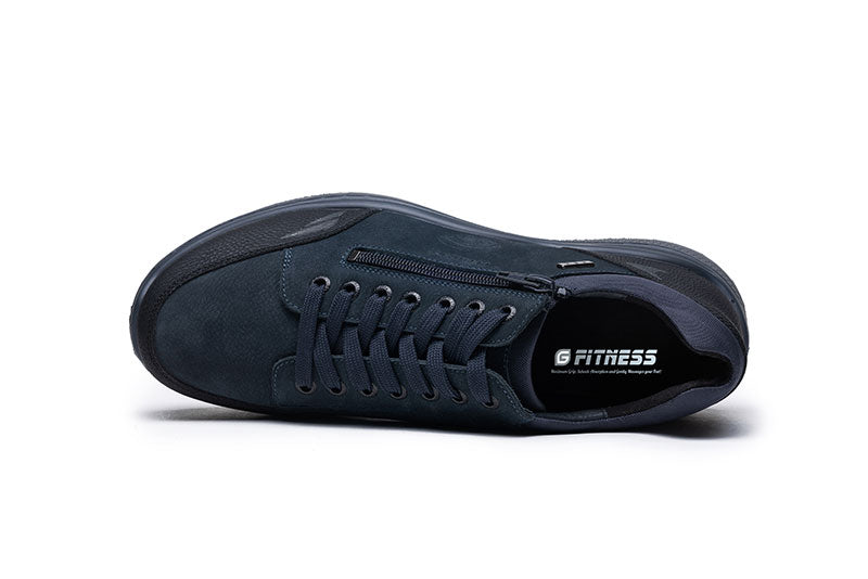 G Comfort R-1281LK Navy Blue Combi  Sneakers with Rolling Fitness