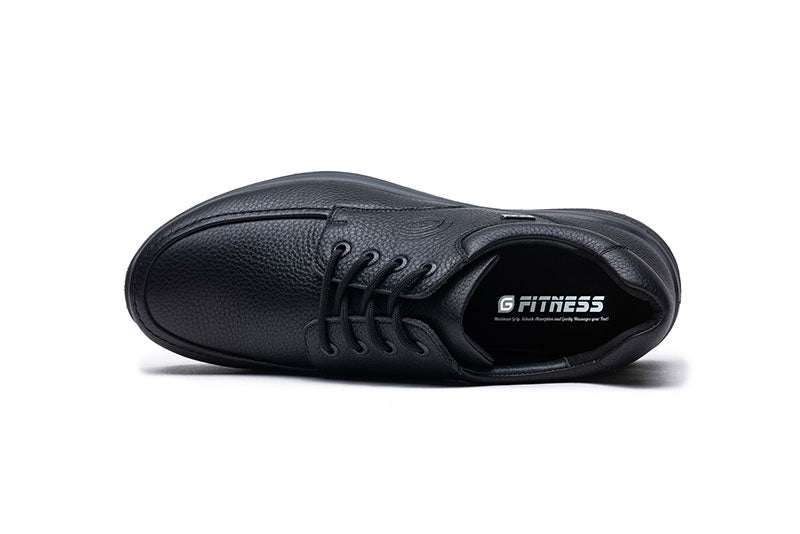 G Comfort R-1283 Black Lace Shoes with Rolling Fitness