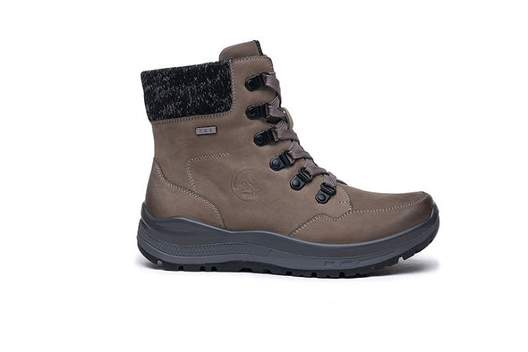 G Comfort R-5584 Grey Yak Ankle Boots