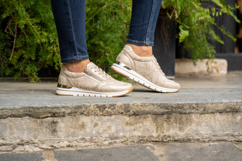 Remonte R6700-60 Beige Combi Sneakers