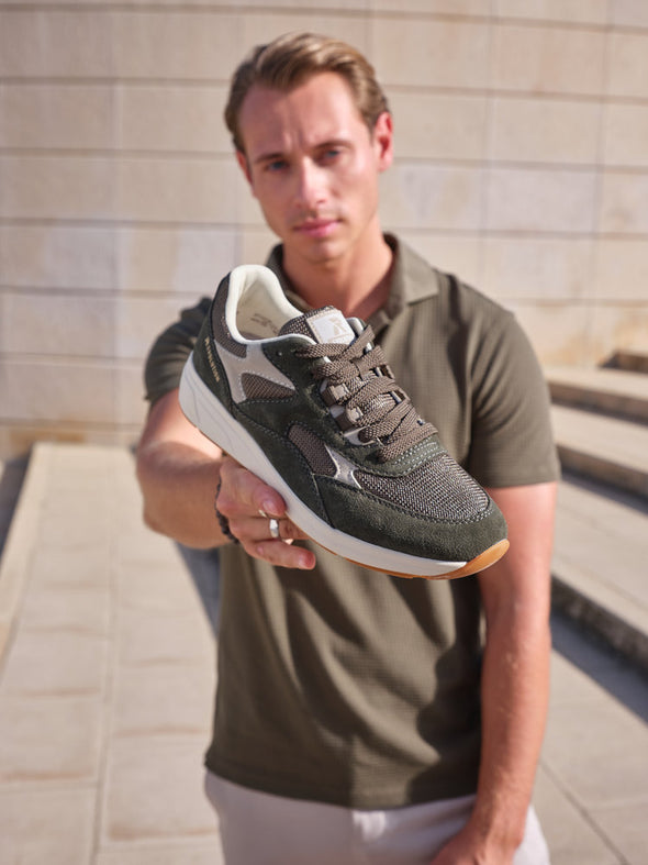 Rieker 07000-54 Evolution Khaki Green Combi Sneakers