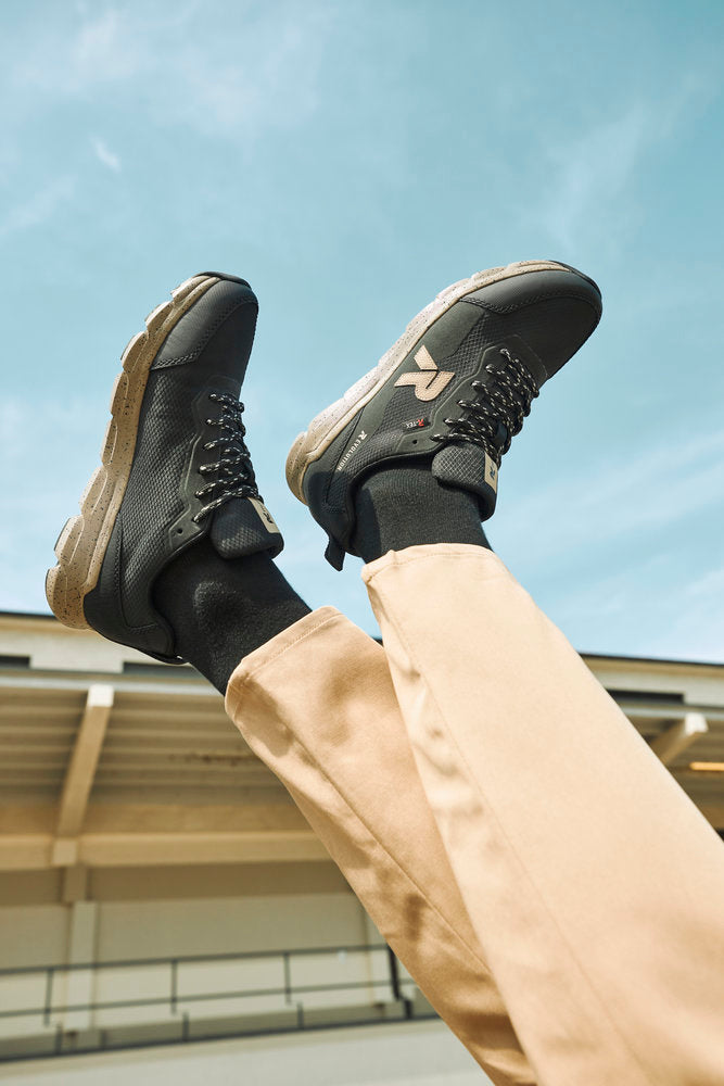 Rieker 07809-00 Evolution Tex Black, Taupe & Grey Combi Sneakers