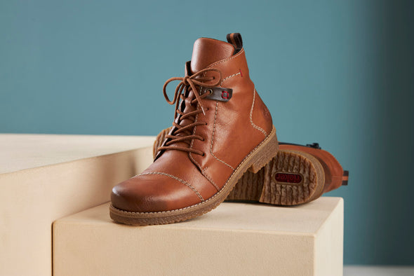 Rieker 73501-24 Brown Ankle Boots