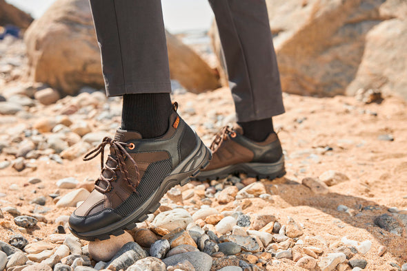 Rieker B6810-25 Tex Brown & Black Lace Sneakers