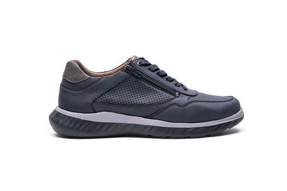 G Comfort S-8152 Navy Sneakers with Zip