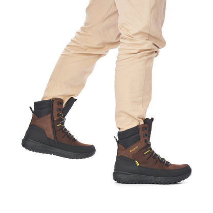 Rieker U0171-25 Evolution Tex Brown & Black Boots