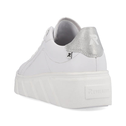 Rieker W0501-80 Evolution White & Ice Grey Sneakers