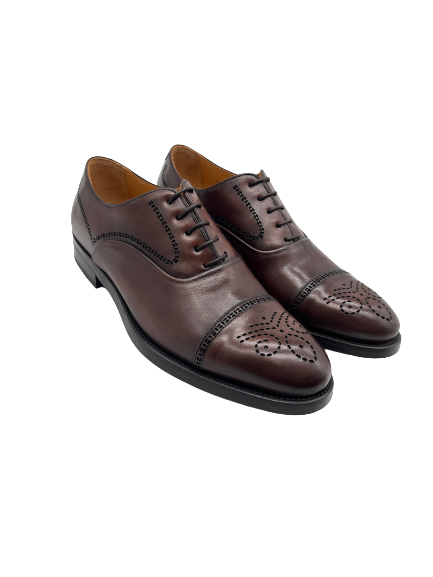 Calce X1552 Brown Lace Formal Shoes
