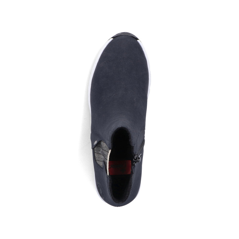 Rieker X6361-14 Navy Blue Ankle Boots