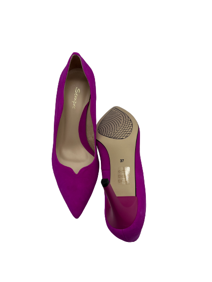 Sempre Z7053/802 Fushia Pink Suede Heels
