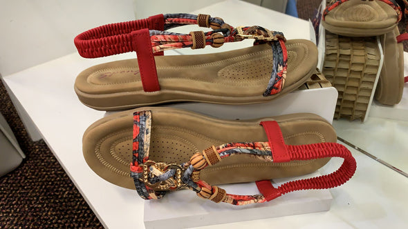 Sponge Ruby Red Sandals