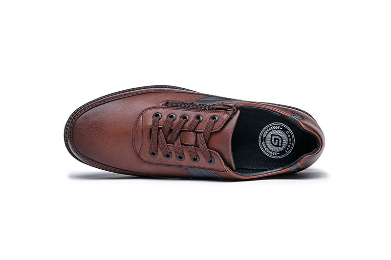 G Comfort 1727 Cognac Tan Lace Shoes