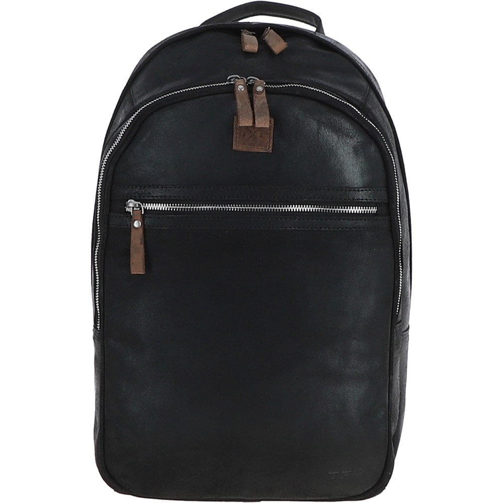 Ashwood Leather 4555 Black/Mud Milled VT Rucksack