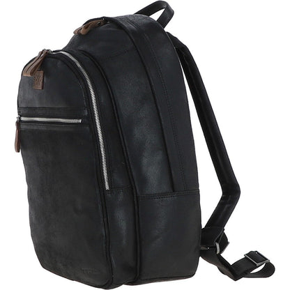 Ashwood Leather 4555 Black/Mud Milled VT Rucksack