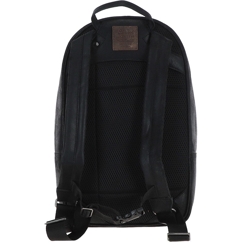 Ashwood Leather 4555 Black/Mud Milled VT Rucksack