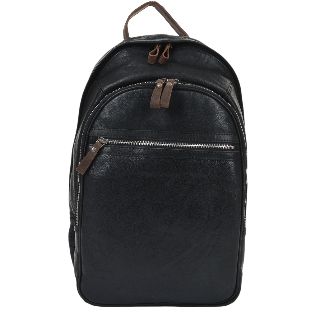 Ashwood Leather 4555 Black/Mud Milled VT Rucksack