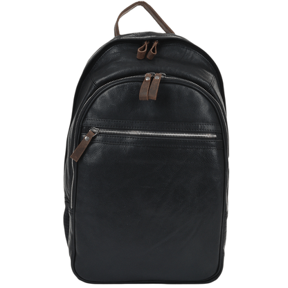 Ashwood Leather 4555 Black/Mud Milled VT Rucksack