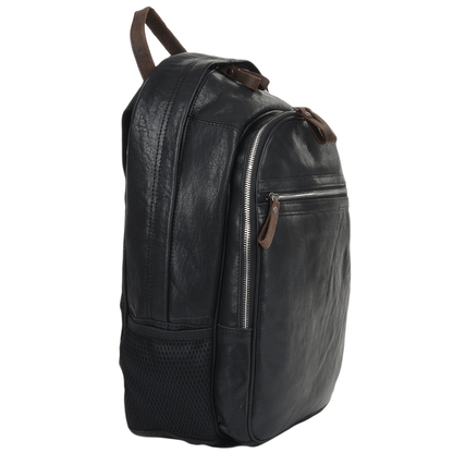 Ashwood Leather 4555 Black/Mud Milled VT Rucksack