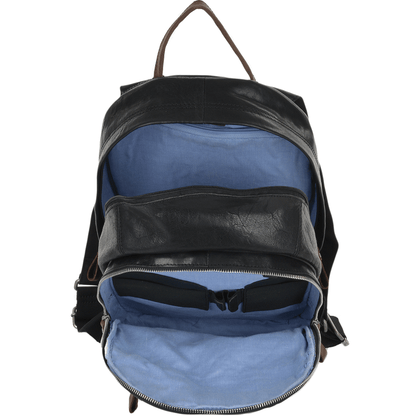 Ashwood Leather 4555 Black/Mud Milled VT Rucksack