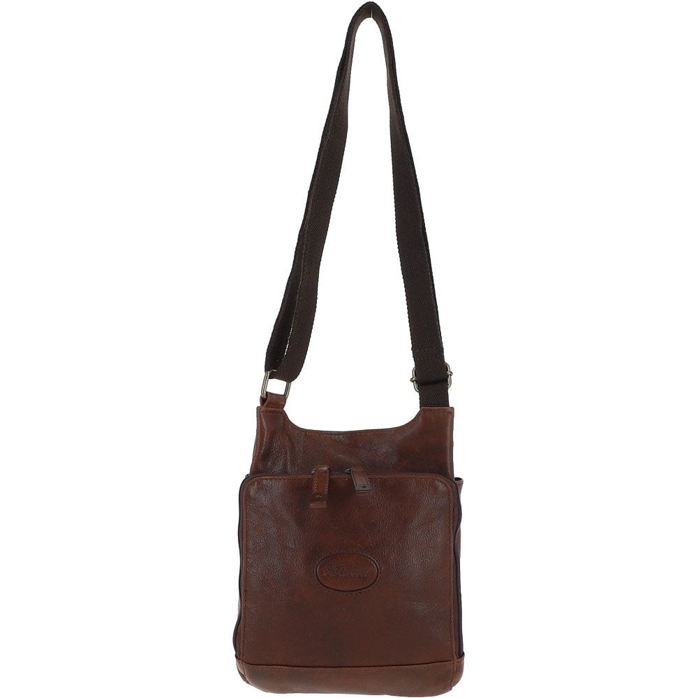 Ashwood Leather 8142 Temponado Brown Body Bag
