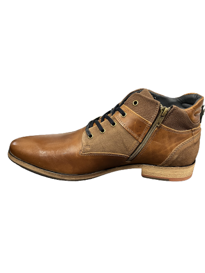 Lloyd and Pryce Hume Burnish Tan Ankle Boots