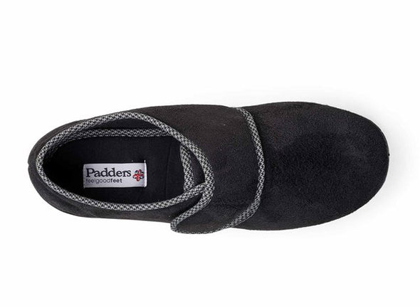 Padders Harry Black 410/56 Slippers