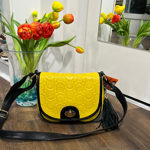 Marino Orlandi MO3389C Yellow Shoulder Bag
