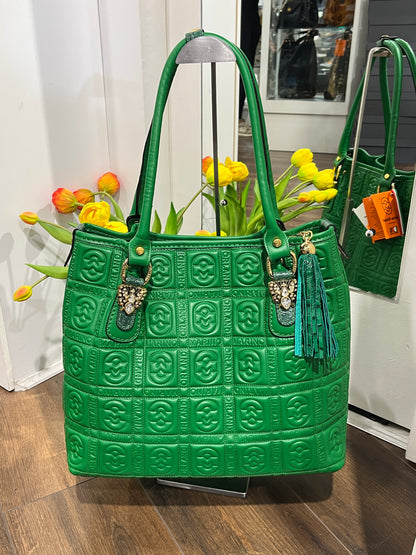 Marino Orlandi MO4039S Green Handbag