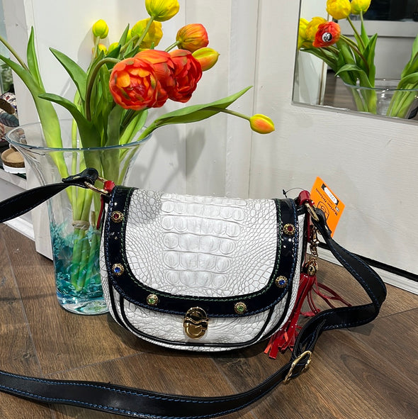 Marino Orlandi MO1720W White Leather Handbag