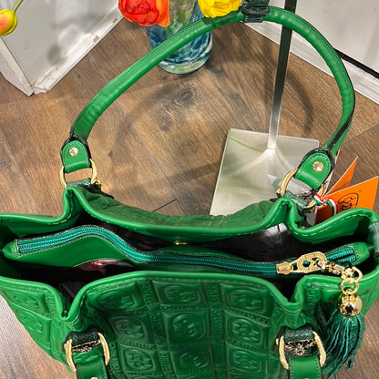Marino Orlandi MO4039S Green Handbag