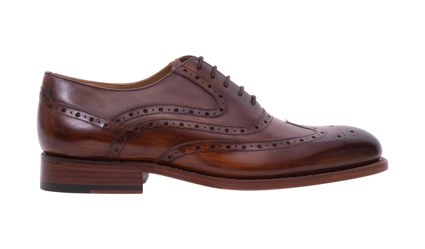 Barker 478136 Liffey Hand Brushed Brown F Brogue Shoes