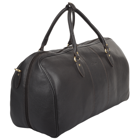 Ashwood Leather Charles Rumble Brown Weekend Holdall Bag