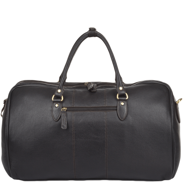 Ashwood Leather Charles Rumble Brown Weekend Holdall Bag