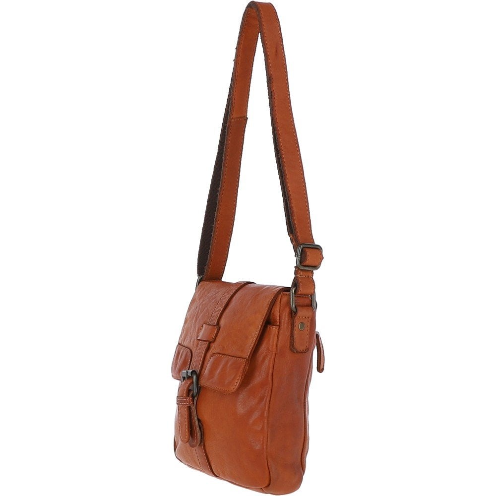 Ashwood Leather Agnes Tan Small Messenger Bag