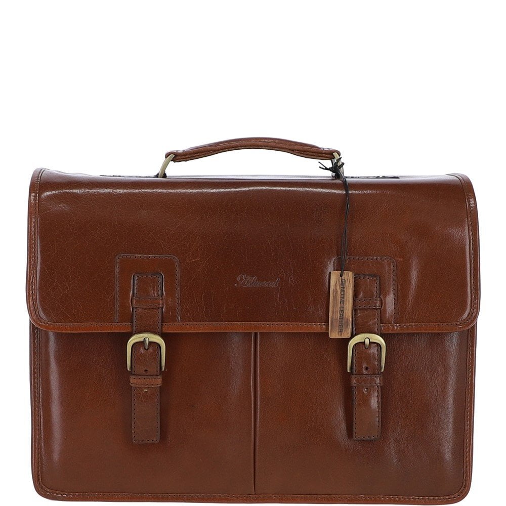 Ashwood Leather Gareth VT Chestnut Briefcase
