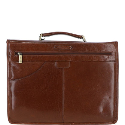 Ashwood Leather Gareth VT Chestnut Briefcase