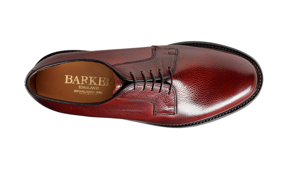 Barker 927866 Nairn F Cherry Grain Derby Shoes