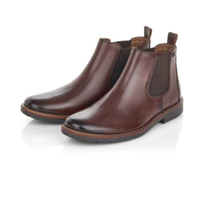 Rieker 35382-25 TEX Brown Chelsea Ankle Boots