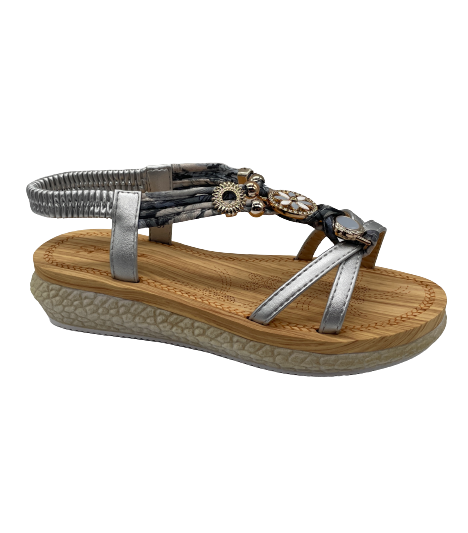 Sponge Rosie Silver Sandals